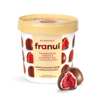 Franui Milk Chocolate-Covered Raspberries