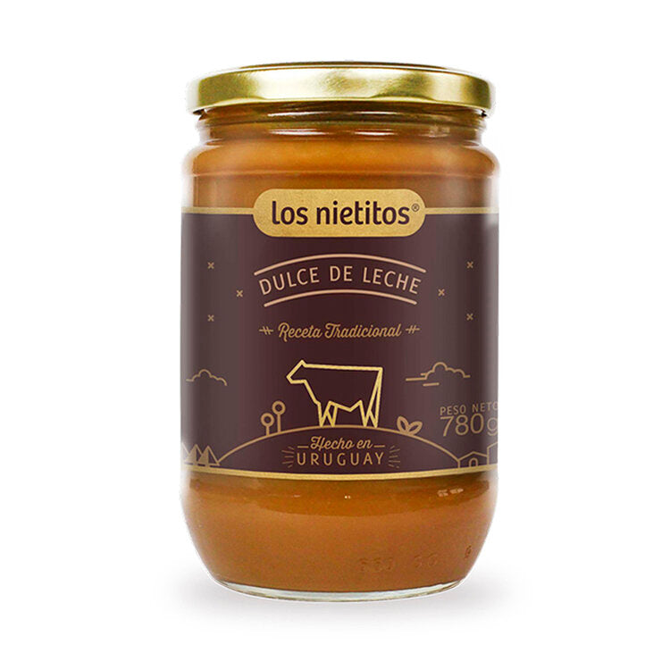 Los Nietitos Dulce de Leche Glass Jar