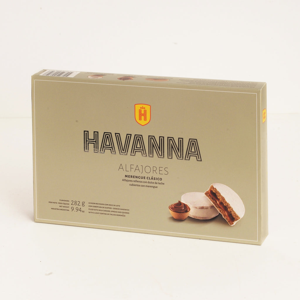 Havanna Alfajor White Chocolate with Nuts and Dulce de Leche (box of 6)