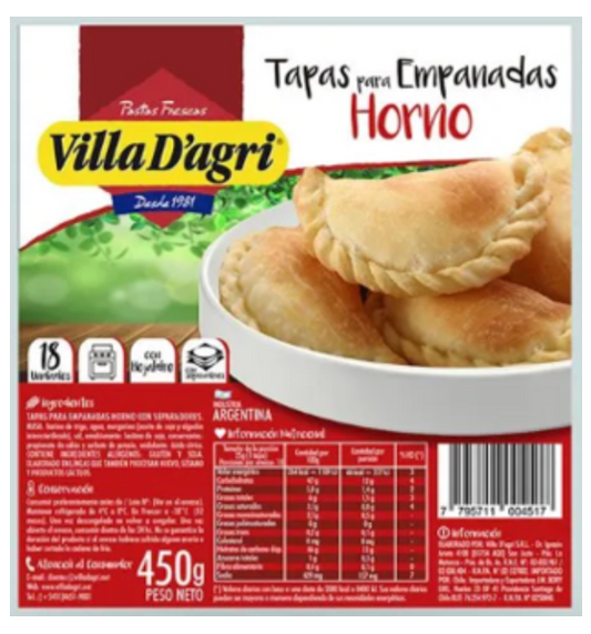 Puff Pastry Empanada Discs 500g