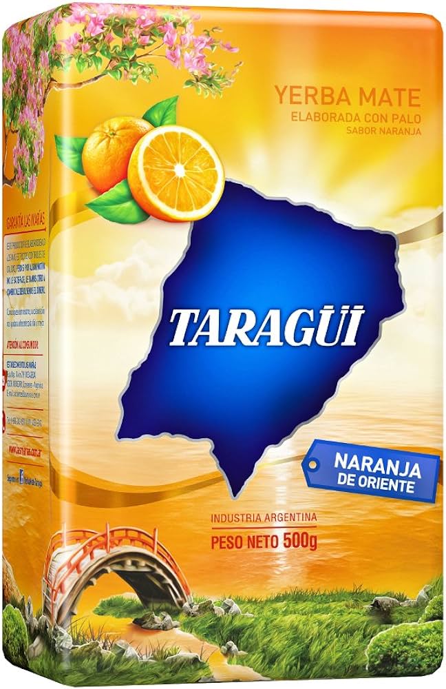 Yerba Mate Taragui Naranja de oriente